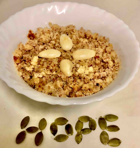 Paneer halwa with halon seed-Paneerprothalon halwa